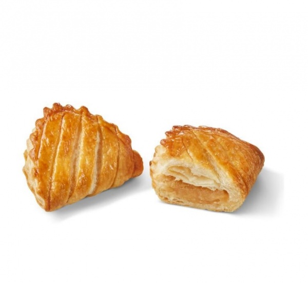 Elaborada con un 37% de mantequilla y rellena 
con un 21% de puré de manzanas francesas.