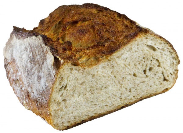 Pan de Trigo con mezcla de harinas especiales, Corteza crujiente y su sabor ahumado es lo que le hace a este pan tan exquisito al paladar